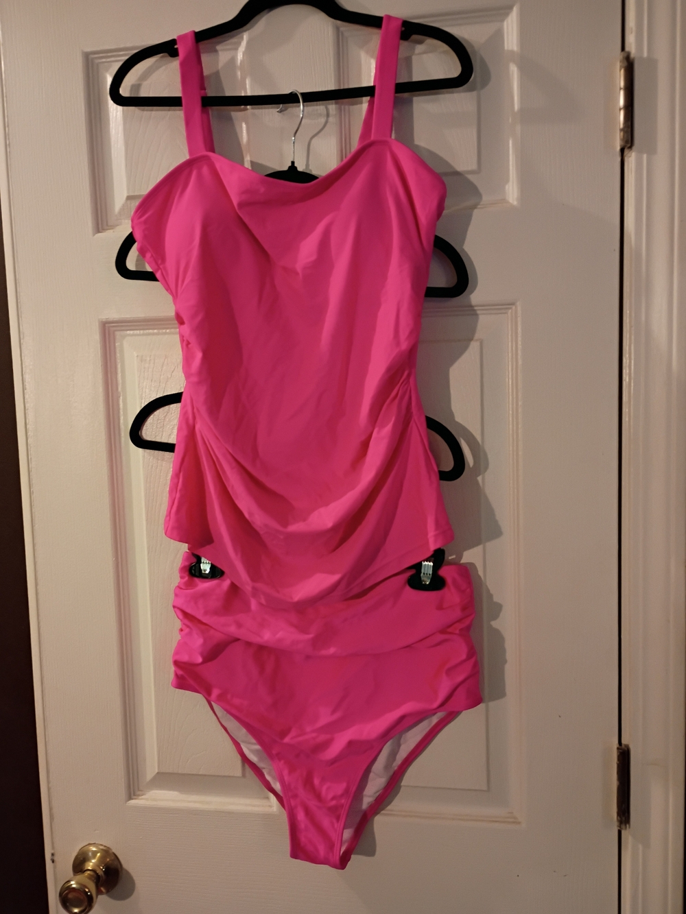 Bright Hot Pink One-Piece Swimsuit